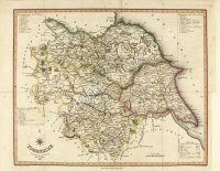 Historic map of Yorkshire 1822